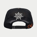 GODSPEED FOREVER TRUCKER HAT VINTAGE BLACK/GREEN/ORANGE - Unmatched Kicks - Godspeed Hills