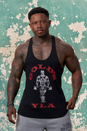 3003 - Gold's Iron Legacy Icon Stringers Black