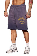 1014 - Gold's Iron Legacy Shorts Navy Wash