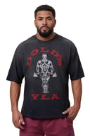 4213 - Gold's Iron Legacy Icon Tees Black