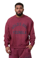 5166 - Gold's Iron Legacy Vintage Crewnecks Burgundy