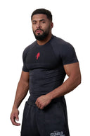 4286 - Gold's Iron Legacy Compression Tees Black