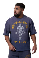4213 - Gold's Iron Legacy Icon Tees Navy