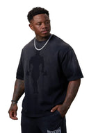 4285 - Gold's Iron Legacy Shadow Tees Black Wash