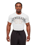 Graphic Baselayer T-Shirt compression fit White - Unmatched Kicks - GYMSHARK
