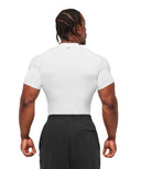 Graphic Baselayer T-Shirt compression fit White - Unmatched Kicks - GYMSHARK