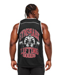 Graphic Basketball Mesh Tank Black - Unmatched Kicks - GYMSHARK