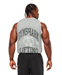 Graphic Basketball Mesh Tank Silver Grey - Unmatched Kicks - GYMSHARK