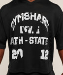 Graphic Mesh Oversized T-Shirt Black - Unmatched Kicks-GYMSHARK