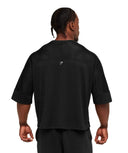 Graphic Mesh Oversized T-Shirt oversized fit Black - Unmatched Kicks - GYMSHARK