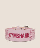 Graphic Tapered Lifting Belt Cloud Pink - Unmatched Kicks - Gymshark Accessories