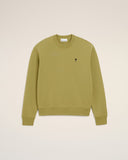 Green Cotton Ami De Coeur Sweatshirt - Unmatched Kicks - Ami Paris