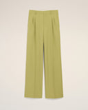 Green New Wool Low Waist Wide Trousers - Unmatched Kicks - Ami Paris