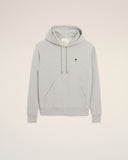 Grey Cotton Contrasted Ami De Coeur Hoodie - Unmatched Kicks - 