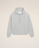 Grey Cotton Embossed Ami De Coeur Hoodie - Unmatched Kicks - Ami Paris