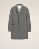 Grey New Wool Straight Simple Breasted Jacket - Unmatched Kicks - Ami Paris
