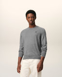 Grey Wool Crewneck Ami De Coeur Sweater - Unmatched Kicks - Ami Paris