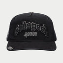 GODSPEED FOREVER TRUCKER HAT VINTAGE BLACK