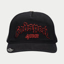 GODSPEED FOREVER TRUCKER HAT VINTAGE BLACK/RED
