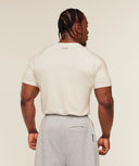 GS x CBUM Essential T-Shirt Slim Fit soft white - Unmatched Kicks - GYMSHARK