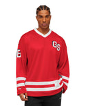 GS x CBUM Hockey Jersey Oversized Fit Crimson Red - Unmatched Kicks - GYMSHARK