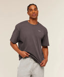 GS x CBUM T-Shirt Oversized Fit greyed purple - Unmatched Kicks - GYMSHARK