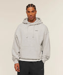 GS x CBUM Washed Hoodie Oversized Fit stone grey marl - Unmatched Kicks - GYMSHARK