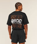 GSCC Graphic T-Shirt oversized fit Black - Unmatched Kicks - GYMSHARK