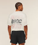 GSCC Graphic T-Shirt oversized fit Soft White - Unmatched Kicks - GYMSHARK
