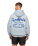GSCC Hoodie oversized fit Smoke Blue - Unmatched Kicks - GYMSHARK