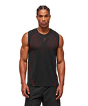 Gymshark Apex Seamless Tank - Black/Carmine Red - Unmatched Kicks - GYMSHARK