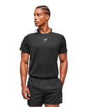 Gymshark Arrival Block T-Shirt - Black - Unmatched Kicks - GYMSHARK
