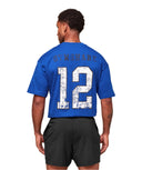 Gymshark Collegiate Graphic T-shirt - Athletic Blue - Unmatched Kicks - GYMSHARK