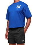 Gymshark Collegiate Graphic T-shirt - Athletic Blue - Unmatched Kicks - GYMSHARK