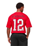 Gymshark Collegiate Graphic T-shirt - Athletic Red - Unmatched Kicks - GYMSHARK