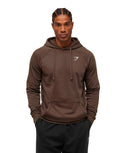 Gymshark Crest Hoodie - Archive Brown - Unmatched Kicks - GYMSHARK