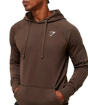 Gymshark Crest Hoodie - Archive Brown - Unmatched Kicks - GYMSHARK