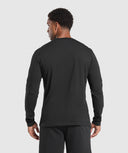 Gymshark Crest Long Sleeve T-Shirt - Black - Unmatched Kicks - GYMSHARK