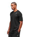Gymshark Crest T-Shirt (Tall) - Black - Unmatched Kicks - GYMSHARK