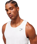 Gymshark Critical Tank - White - Unmatched Kicks - GYMSHARK