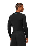 Gymshark Element Baselayer Long Sleeve T-Shirt - Black/Brand Blue - Unmatched Kicks - GYMSHARK