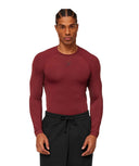 Gymshark Element Baselayer Long Sleeve T-Shirt - Sets Red - Unmatched Kicks - GYMSHARK