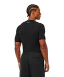 Gymshark Element Baselayer T-Shirt - Black/Brand Blue - Unmatched Kicks - GYMSHARK