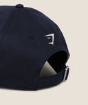 Gymshark Essentials Cap Heavy Blue/Soft White - Unmatched Kicks-GYMSHARK