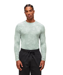 Gymshark Geo Seamless Long Sleeve T-Shirt - Morning Blue/Celeste Blue - Unmatched Kicks - GYMSHARK