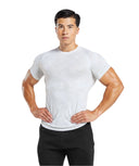 Gymshark Geo Seamless T-Shirt - White/Light Grey - Unmatched Kicks - GYMSHARK
