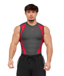 Gymshark GS x Carlos Tank Baselayer - Onyx Grey - Unmatched Kicks - Sleeveless Tops