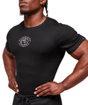 Gymshark Legacy Ribbed T-Shirt Black - Unmatched Kicks - GYMSHARK