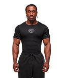 Gymshark Legacy Ribbed T-Shirt Black - Unmatched Kicks - GYMSHARK