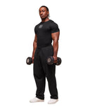 Gymshark Legacy Ribbed T-Shirt Black - Unmatched Kicks - GYMSHARK